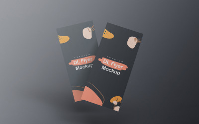 DL Flyer Mockup PSD Template Vol 09