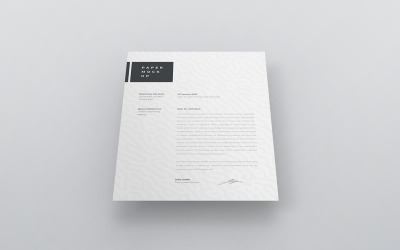 Flyer and Letter Mockup PSD Template Vol 18