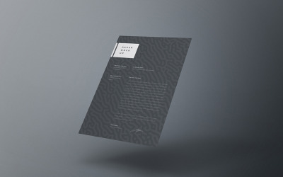 Flyer and Letter Mockup PSD Template Vol 22