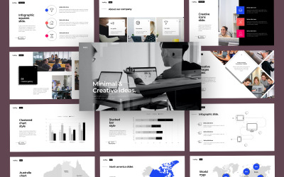 Modelo de PowerPoint UpBig Modern Business