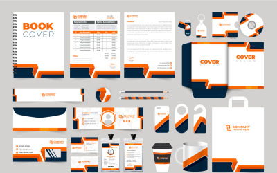 Vorlagensatz für die Identität der Modemarke