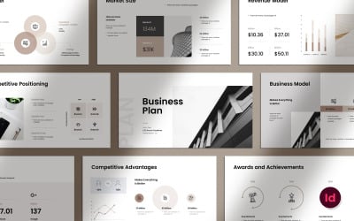 Affärsplan InDesign mall