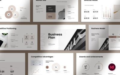 Businessplan InDesign-sjabloon