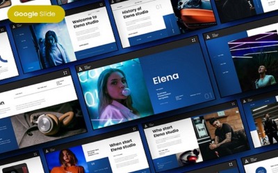 Elena - Plantilla de diapositiva de Google de negocios