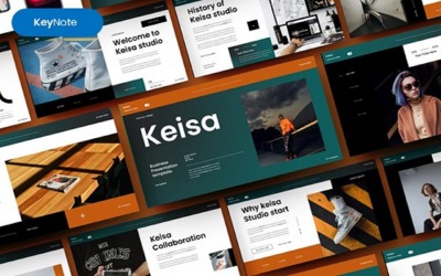 Keisa — szablon prezentacji biznesowej
