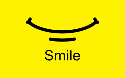 Sorriso emote Vector Template Design V4