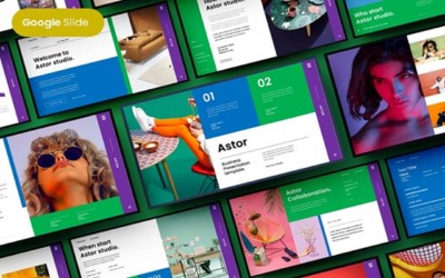 Astor - Modèle de diapositives Google pour les entreprises