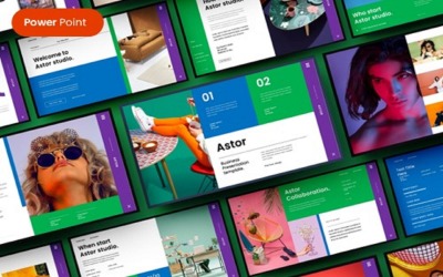 Astor – Modèle PowerPoint d&amp;#39;entreprise