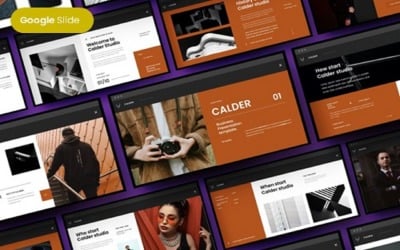 Calder - Modèle de diapositives Google pour les entreprises