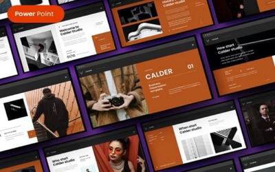 Calder – Modèle PowerPoint d&amp;#39;entreprise