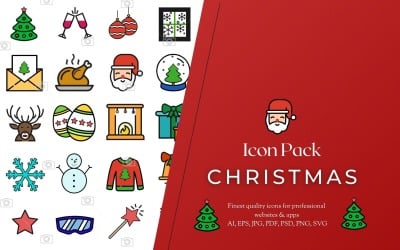 Christmas Icon Pack (50 ICONS)