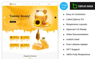 Honeysy — адаптивная тема OpenCart для электронной коммерции