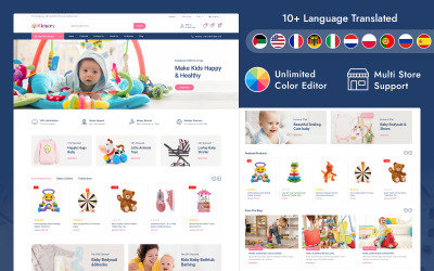 KidsCry - Çocuk Modası ve Oyuncak Mağazası Prestashop Duyarlı Teması