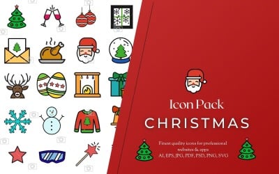 Paquete de iconos de Navidad (50 ICONOS)