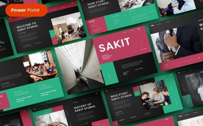 Sakit – Modèle PowerPoint d&amp;#39;entreprise