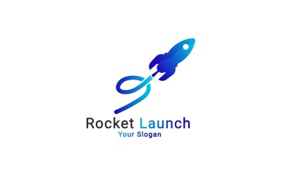 Başlangıç Roket Logosu, Fırlatma Logosu, Roket Fırlatma Logosu, Roket Logo Şablonu