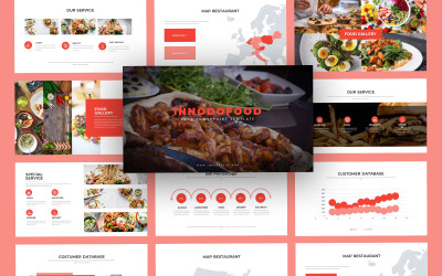 Indifood Food Culinaire Modèle PowerPoint