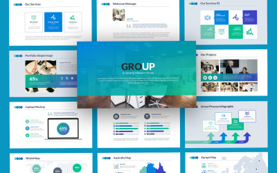 Шаблон доповіді Group Professional Business