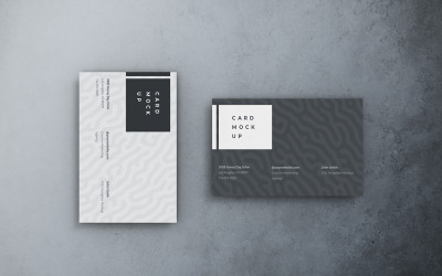 Business Card Mockup PSD Template Vol 69