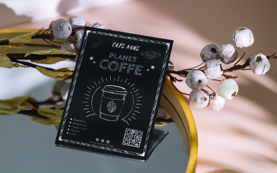Caffe Flayer Шаблон A4 Дизайн