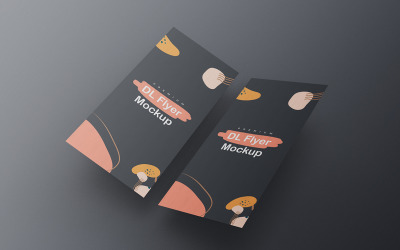 DL Flyer Mockup PSD Template Vol 10