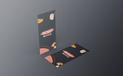 DL Flyer Mockup PSD Template Vol09