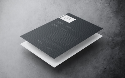 Flyer and Letter Mockup PSD Template Vol 27