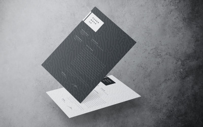Flyer and Letter Mockup PSD Template Vol 28