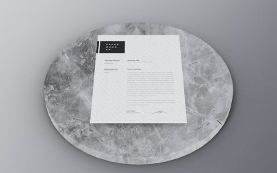 Flyer and Letter Mockup PSD Template Vol 29