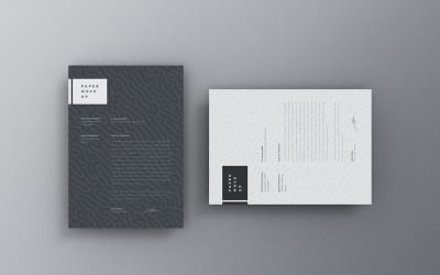 Flyer and Letter Mockup PSD Template Vol 30