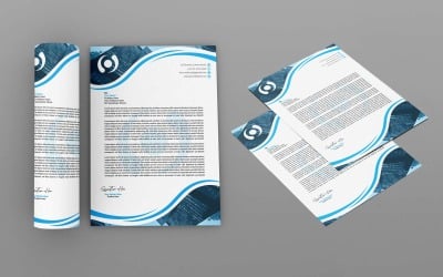 Membrete profesional y creativo de la empresa - Identidad corporativa