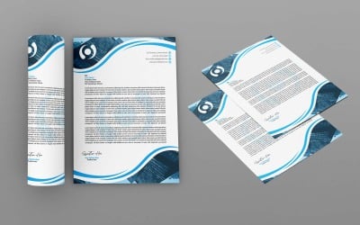 Professioneller und kreativer Firmenbriefkopf – Corporate Identity