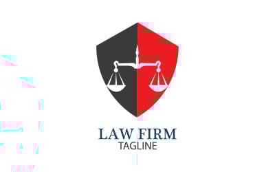 Law Firm Logo And Icon Design Template Vector 23