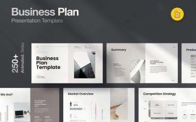 Minimal Business Plan GoogleSlide Template
