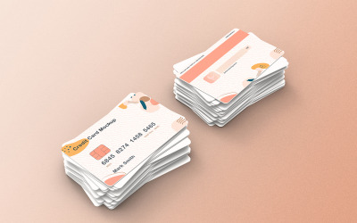 Credit Card Mockup PSD Template Vol 24