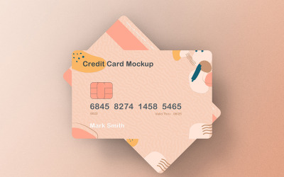 Credit Card Mockup PSD Template Vol 35