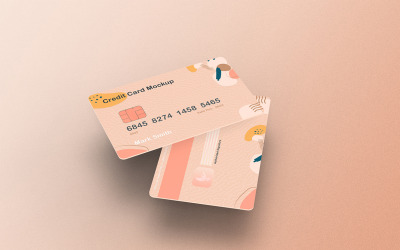 Credit Card Mockup PSD Template Vol 36