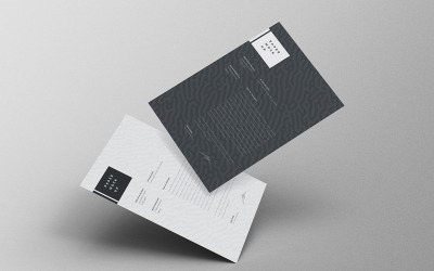 Flyer and Letter Mockup PSD Template Vol 33