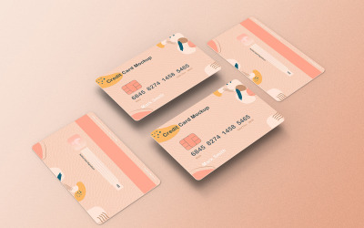 Modello PSD modello carta di credito Vol 23