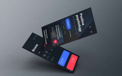 Szablon PSD makiety aplikacji, tom 21