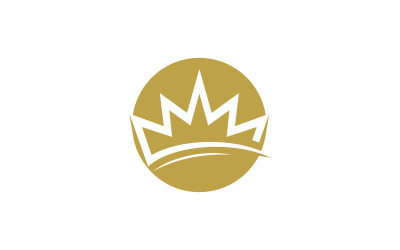 Crown Concept Logo Design Template V6