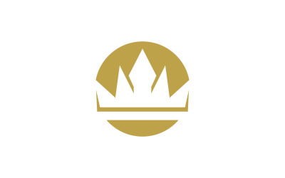 Crown Concept Logo Design Template V7