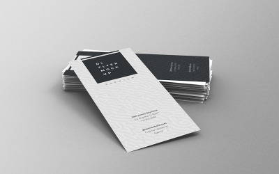 DL Flyer Mockup Modèle PSD Vol 19