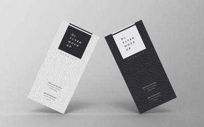 DL Flyer Mockup PSD Template Vol 24
