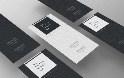DL Flyer Mockup PSD Template Vol 25
