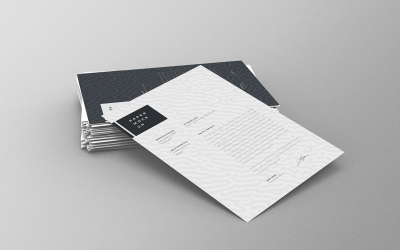 Flyer and Letter Mockup PSD Template Vol 42