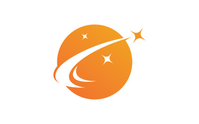 Шаблон дизайну логотипу зірки Fast star logo Vector illustration design V6