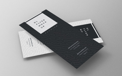 DL Flyer Mockup PSD Template Vol 41