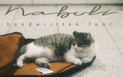 Nabuli - Script handgeschreven lettertype