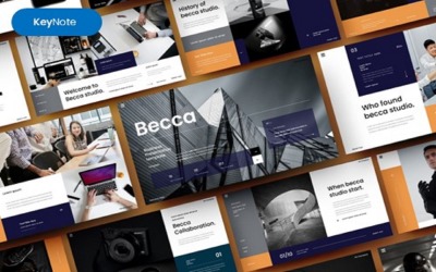 Becca – šablona Business Keynote